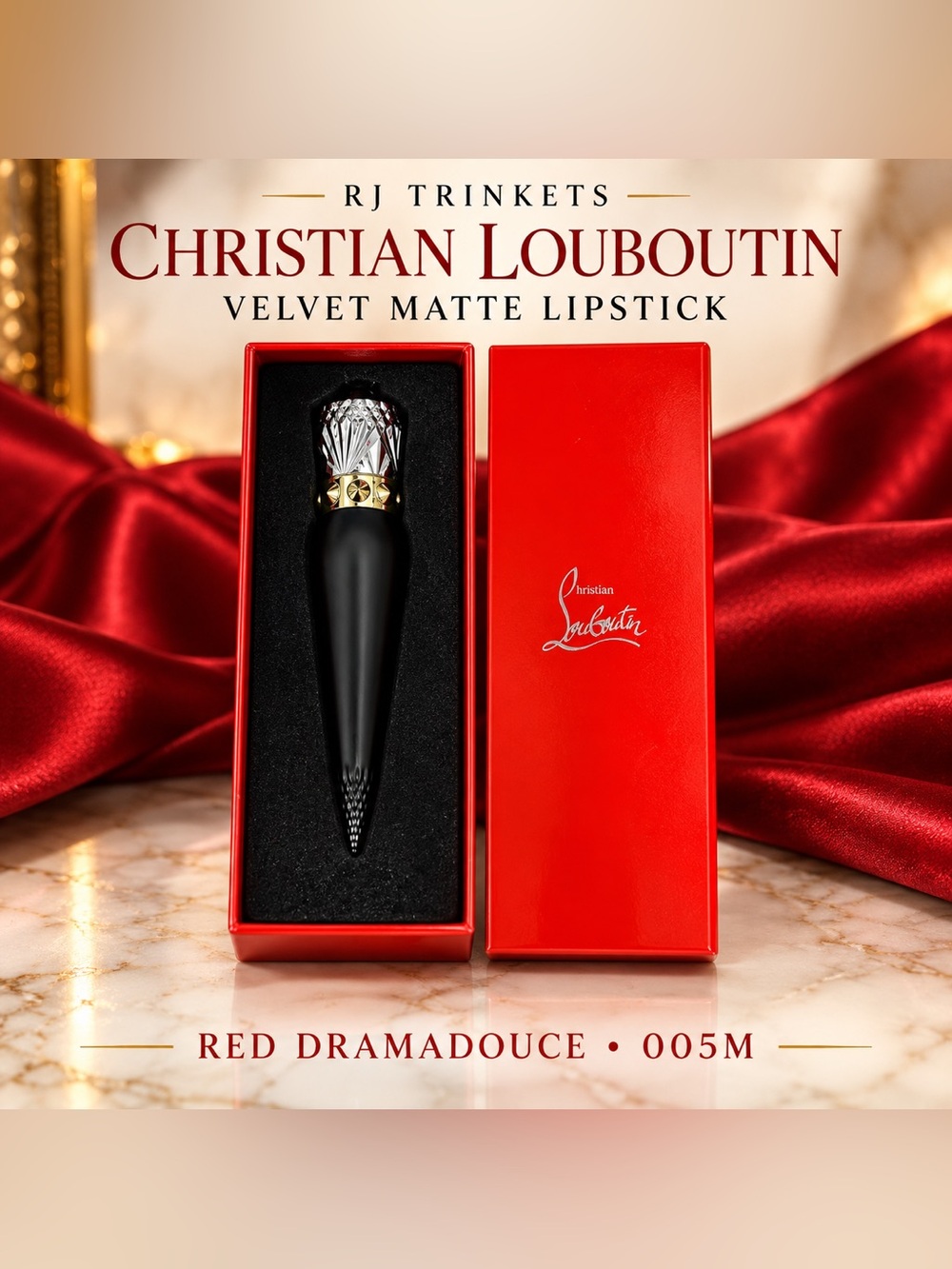 Christian Louboutin Velvet Matte Lipstick - Red Dramadouce (005M)